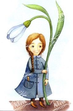 Подснежник (художник Марина Чопяк)